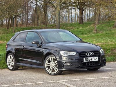 Used Audi A3 S-Line 2014 Black Hatchback