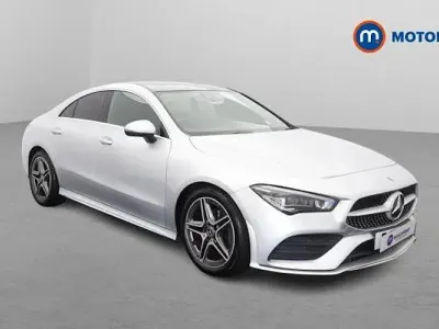 Used Mercedes CLA180 AMG Line Premium Plus 136 HP (100 kW) 2021 Silver Coupe