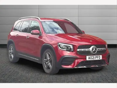 Used Mercedes GLB200 AMG line 150 HP (110 kW) 2021 Red SUV