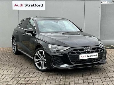 Mythos black, metallic Used 2025 Audi A3 e-tron S-Line Hatchback | £37,950 (Expensive)