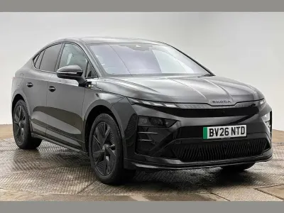 New Skoda Enyaq iV vRS 245 kW (334 HP) 2026 Black magic pearl effect SUV