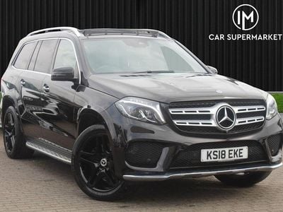 Black Used 2018 Mercedes GLS350 AMG line SUV | £28,385 (Fair price)