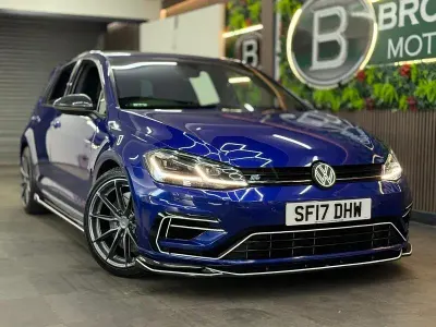 Used VW Golf VII R 310 HP (228 kW) 2017 Blue Hatchback