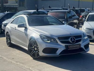 Used Mercedes E350 AMG line 2015 Silver Coupe