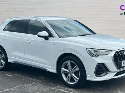 Used Audi Q3 S-Line 150 HP (110 kW) 2019 White SUV
