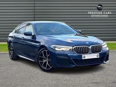 Blue Used 2021 BMW 520 M Sport Sedan | £24,451 (Fair price)