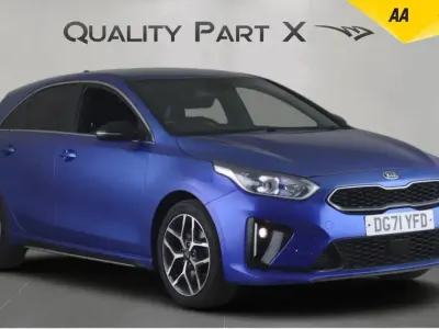 Used Kia Ceed GT-Line 2021 Blue Hatchback