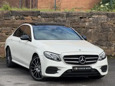 Used Mercedes E400 AMG line 340 HP (250 kW) 2019 White Sedan