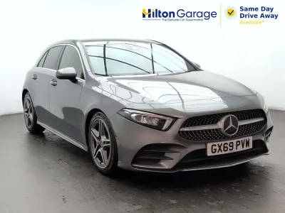 Used Mercedes A200 AMG line 163 HP (119 kW) 2019 Grey Hatchback