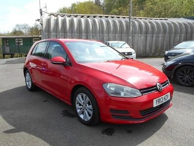 Begagnad VW Golf VII SE 2013 Röd Halvkombi