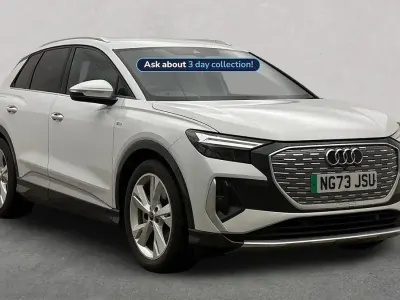 Used Audi Q4 e-tron S-Line 150 kW (204 HP) 2023 White SUV