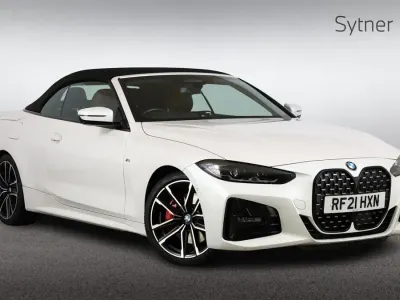 Usado BMW 420 M Sport 181 HP (133 kW) 2021 Branco Cabrios