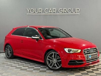 Begagnad Audi S3 Sportback Advanced 300 HK (220 kW) 2015 Röd Halvkombi