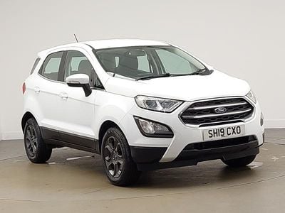 Used Ford Ecosport Zetec 100 HP (73 kW) 2019 White SUV