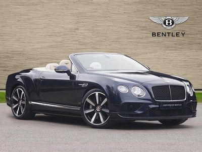 Used Bentley Continental GT Convertible Mulliner 521 HP (383 kW) 2016 Blue Cabriolet