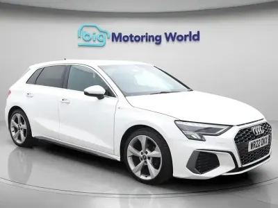 Used Audi A3 Sportback S-Line 110 HP (80 kW) 2022 White Hatchback