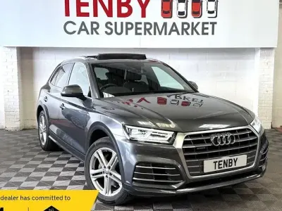 Used Audi Q5 S-Line 190 HP (139 kW) 2018 Grey SUV