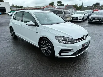 Used VW Golf VII R-line 150 HP (110 kW) 2017 White Hatchback