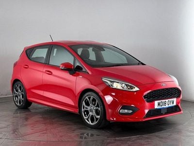 Red Used 2018 Ford Fiesta ST-Line Hatchback | £7,750 (Fair price)