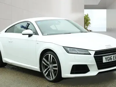 Used Audi TT S-Line 180 HP (132 kW) 2016 White Coupe
