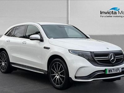 Used Mercedes EQC400 AMG line 300 kW (408 HP) 2021 White SUV
