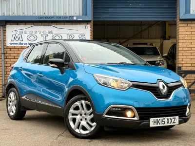 Used Renault Captur Dynamique 90 HP (66 kW) 2015 Blue SUV