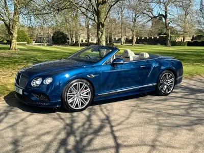 Used Bentley Continental 620 HP (456 kW) 2015 Blue Sedan