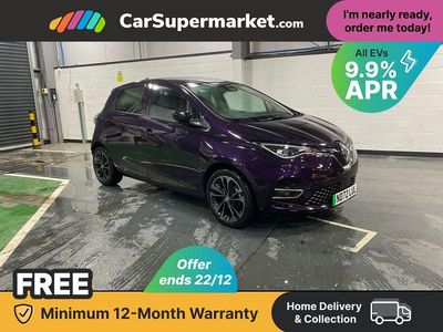 Mauve/purple Used 2022 Renault Zoe Iconic Hatchback | £11,797 (Fair price)