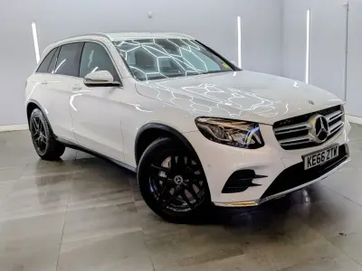Used Mercedes GLC220 AMG line 170 HP (125 kW) 2017 White SUV
