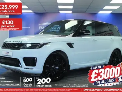 Used Land Rover Range Rover Sport HSE Dynamic 306 HP (225 kW) 2019 White SUV