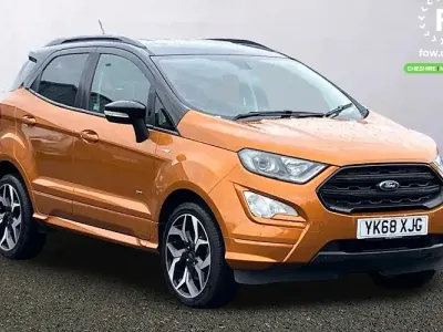 Used Ford Ecosport ST-Line 125 HP (91 kW) 2018 Orange SUV