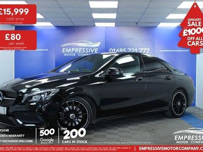 Black Used 2019 Mercedes CLA220 AMG line Sedan | £15,999 (Fair price)