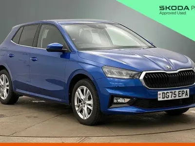 Used Skoda Fabia SE L 113 HP (83 kW) 2025 Race blue metallic Hatchback