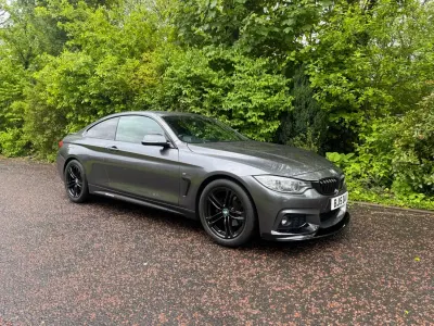 Begagnad BMW 420 M Sport 2015 Grå Sportkupé