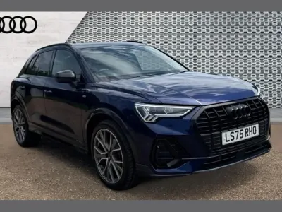 Used Audi Q3 Black Edition 150 HP (110 kW) 2025 Blue SUV