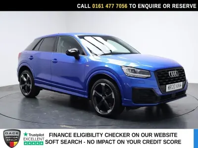 Used Audi Q2 Black Edition 116 HP (85 kW) 2020 Blue SUV