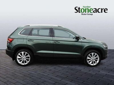 Used Skoda Karoq 150 HP (110 kW) 2019 Green SUV