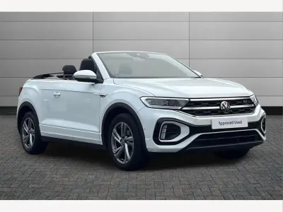 Used VW T-Roc Cabriolet R-line 150 HP (110 kW) 2022 White Cabriolet
