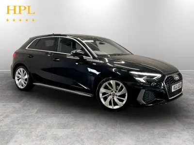 Used Audi A3 Sportback S-Line 116 HP (85 kW) 2021 Black Hatchback