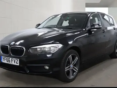 Used BMW 118 Sport Line 2016 Black Hatchback