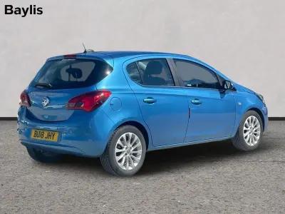 Used Vauxhall Corsa 89 HP (65 kW) 2018 Blue Hatchback