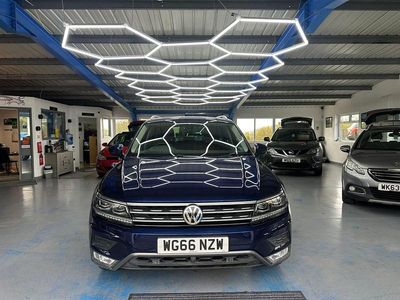Begagnad VW Tiguan SEL 2016 Blå SUV