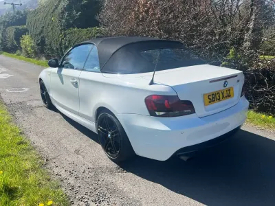 Begagnad BMW 118 Cabriolet Sport Line 2013 Vit Cab