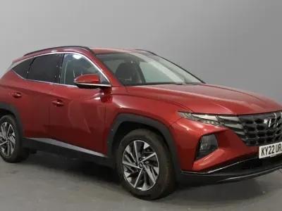 Used Hyundai Tucson Premium 150 HP (110 kW) 2022 Sunset red SUV