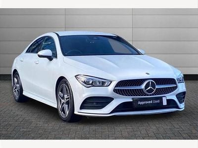 Used Mercedes CLA180 AMG line 136 HP (100 kW) 2021 White Sedan