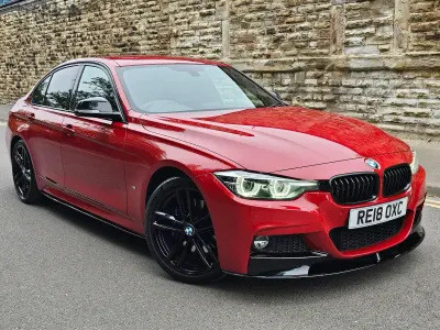 Used BMW 330e M Sport 2018 Red Sedan