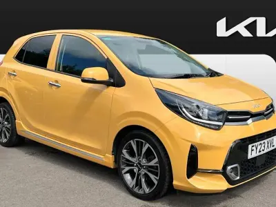 Used Kia Picanto GT-Line S 101 HP (74 kW) 2023 Yellow Hatchback