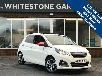 White Used 2016 Peugeot 108 Roland Garros Hatchback | £5,995 (Fair price)