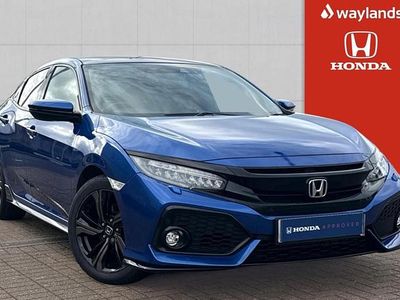 Used Honda Civic Sport Plus 182 HP (133 kW) 2018 Blue Hatchback