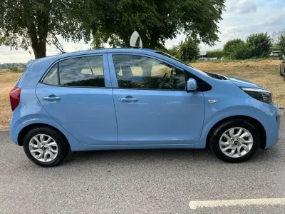 Used Kia Picanto 66 HP (48 kW) 2019 Blue Hatchback